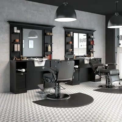 Stilvolle Friseurstation: Elegantes Waschbecken für den perfekten Look in Ihrem Salon