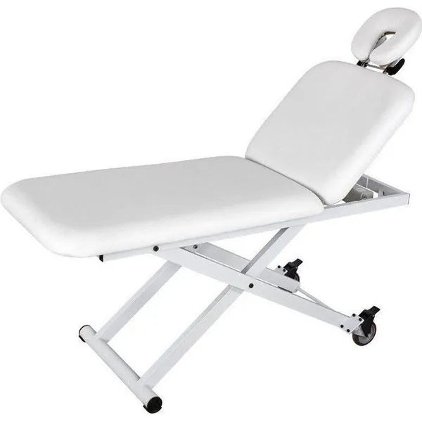 Elektrische Massageliege mit 1 Motor, Behandlungsliege in Weiß, Massagebank Latis - Tiptop - Einrichtung