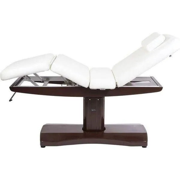 Elektrische Massageliege mit 3 Motoren, Massagetisch in Weiß, Behandlungsliege Ulna - Tiptop - Einrichtung