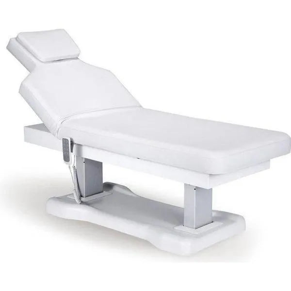 Elektrische Massageliege mit 4 Motoren, Massagetisch in Weiß, Behandlungsliege Cecil - Tiptop - Einrichtung