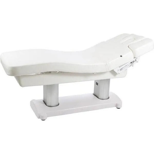 Elektrische Massageliege mit 4 Motoren, Massagetisch in Weiß, Behandlungsliege verstellbar und bequem Tensor - Tiptop - Einrichtung