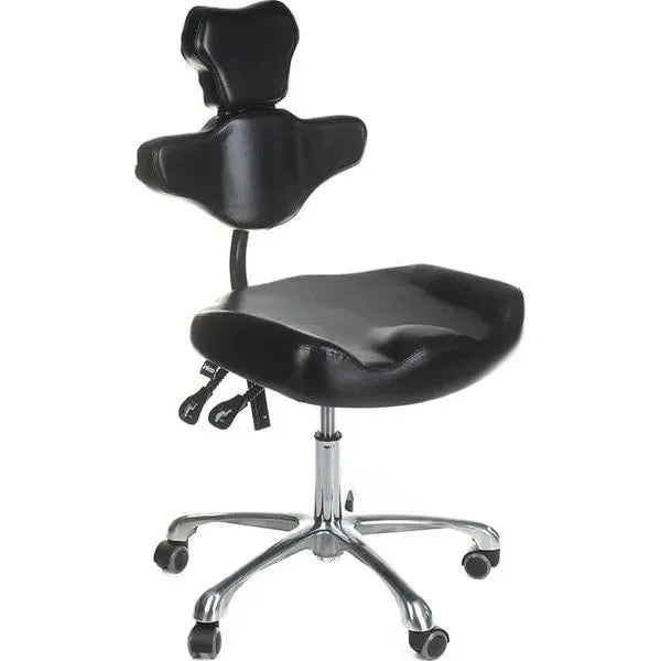 Ergonomischer Drehhocker mit Rückenlehne für Tätowierer Mika Inkoo - Tiptop - Einrichtung