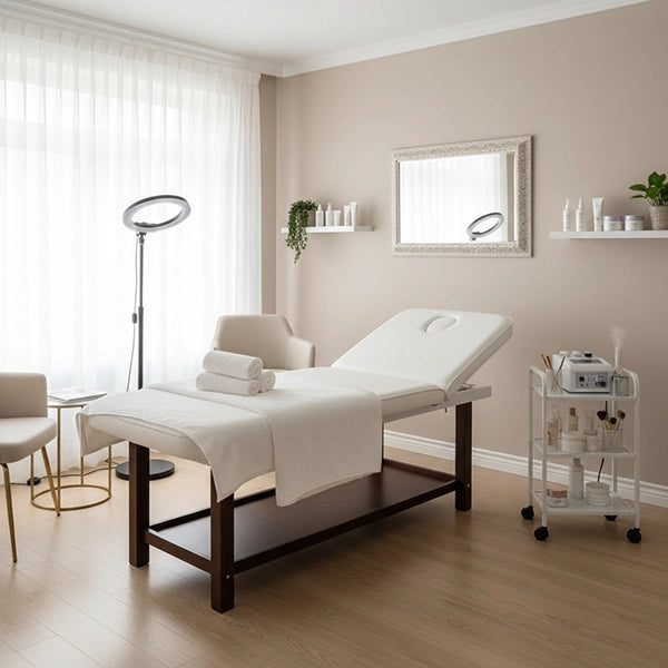 Massageliege mit Wenge Holzrahmen, Behandlungsliege PVC-Polsterung, Wellnessliege spa Rombo - Tiptop - Einrichtung