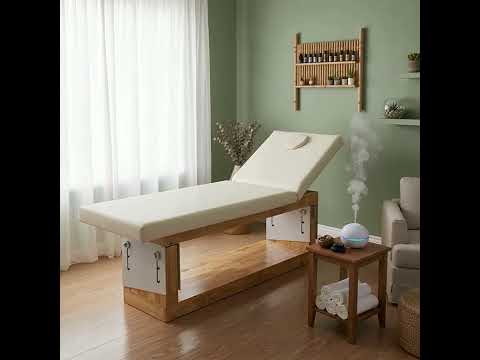 Massageliege aus Naturholz, Massagetisch für professionelle Anwendungen, Behandlungsliege Occi - Tiptop - Einrichtung