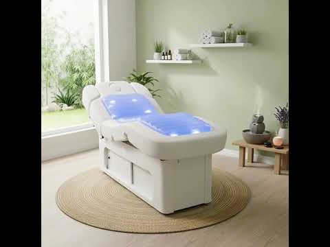 Elektrische Massageliege mit Heizung und Wasserkissen, Massagetisch mit 4 Motoren, Behandlungsliege Kella - Tiptop - Einrichtung