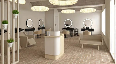 Elegante Empfangstheken für Friseursalons: Stilvoller Start für jeden Kundenbesuch
