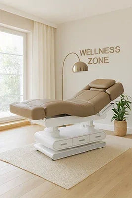 Entdecken Sie den Luxus: Die Elektrische Massageliege Posti für entspannende Wellness-Momente zu Hause.