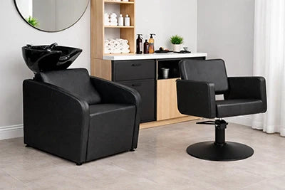 Friseursalon einrichten: Die besten Paketangebote für Friseurstühle & Waschplätze