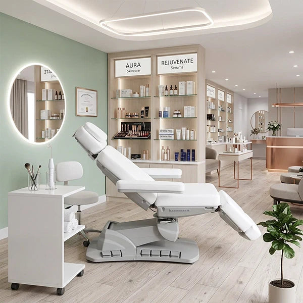 Elektrische Kosmetikliege kaufen: Ratgeber zu Komfort, Ergonomie und Top-Modellen für Kosmetikstudio, Spa & Wellness