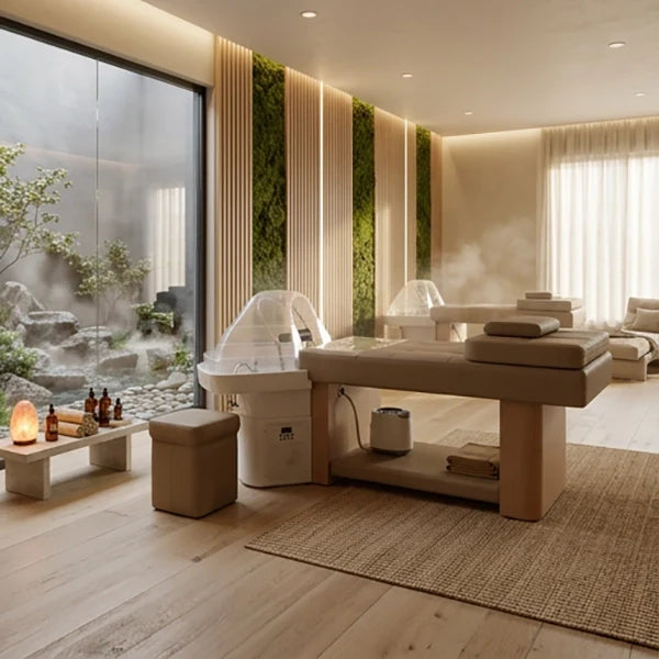 Ultimative Kopfspa Liege mit integriertem Waschbecken: Ergonomische, platzsparende Lösung für Salon- und Spa-Profis