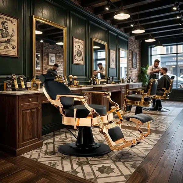 Barberstuhl kaufen: Professionelle Herren-Friseurstühle für Ihren Barbershop