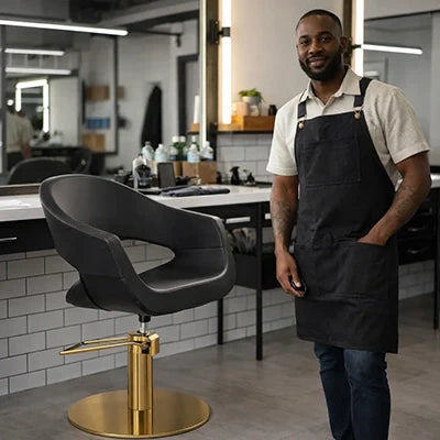 Eleganz und Funktionalität: Der luxuriöse Friseurstuhl AURIC R für anspruchsvolle Salons