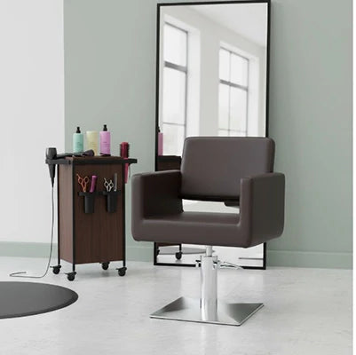 Der elegante Friseurstuhl Zopf in Schwarz: Luxuriöse Funktionalität für Ihr Hairstyling-Erlebnis