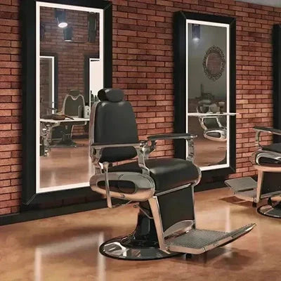 Der perfekte Friseur-Bedienplatz: Eleganz und Funktionalität mit LED-Beleuchtung für Ihren Salon