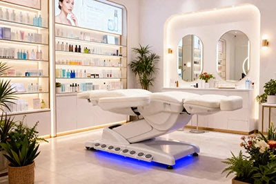 Erleben Sie höchsten Komfort: Die beheizbare Kosmetikliege Girta Next für professionelle Anwendungen