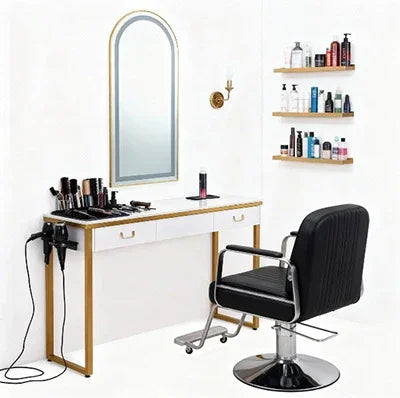 Stylish und Funktional: Der perfekte Friseur Bedienplatz mit LED-Beleuchtung für Ihr Salon-Upgrade