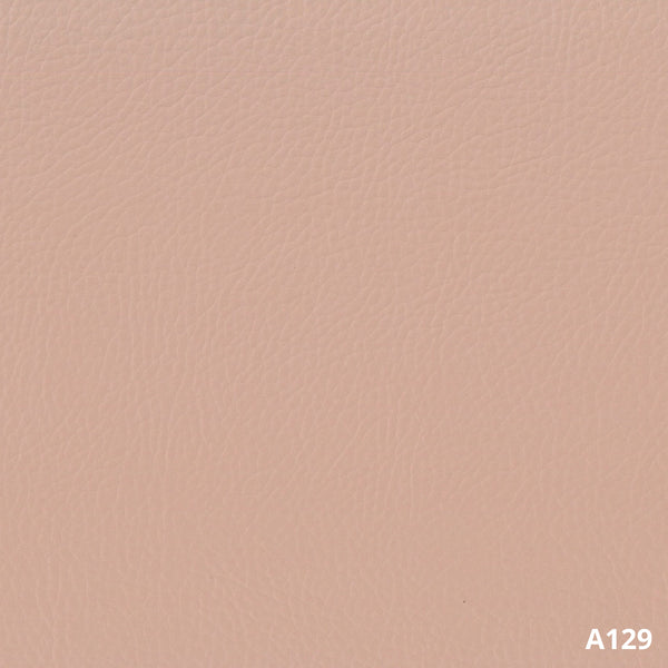 Ledertextur-Swatch in Rosé-Pfirsich, feine Narbenstruktur, Bezeichner A129