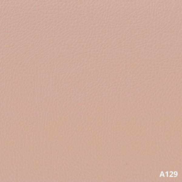 Ledertextur-Swatch in Rosé-Pfirsich, feine Narbenstruktur, Bezeichner A129