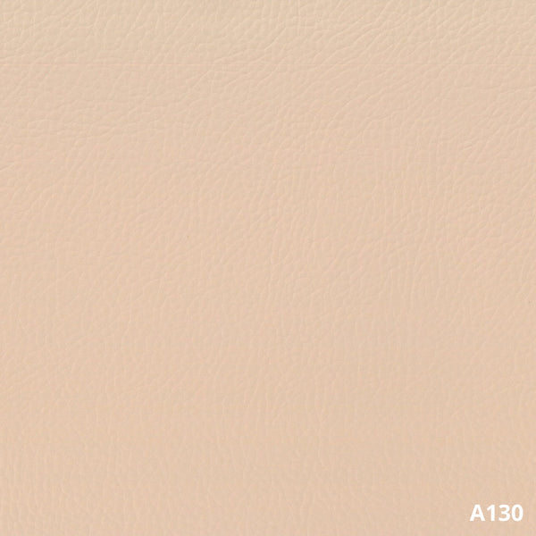 Beige Lederstruktur mit feiner Narbung, unten rechts A130.