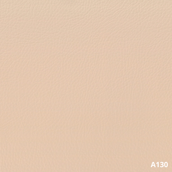 Beige Lederstruktur mit feiner Narbung, unten rechts A130.
