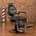Barber stuhl in Schwarz, Herren Friseurstuhl Miga, Barbershop stuhl - Tiptop - Einrichtung