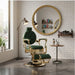 Barber stuhl in Gold und Grün, Herren Friseurstuhl, Mack, Barbershop stuhl - Tiptop - Einrichtung