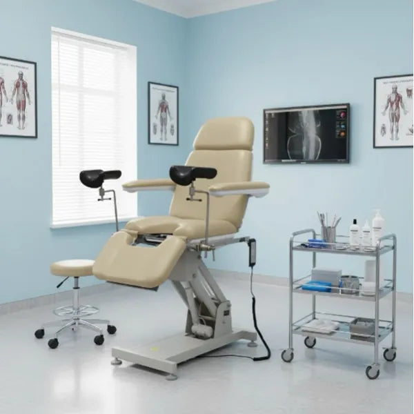 Elektrischer Gynäkologiestuhl Iliaq mit 3 Motoren für optimale Anpassung - Tiptop - Einrichtung