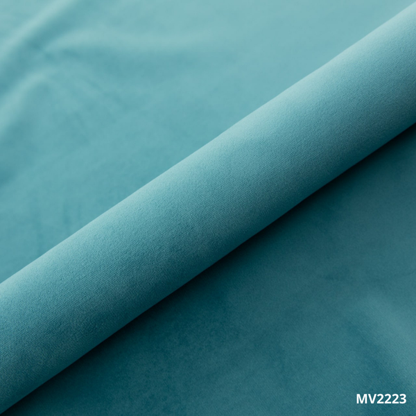 Tealfarbene Polsterrolle als Bezugstoff für Premium Elektrische Massageliege ELEMENT – individuelle Polsterung.