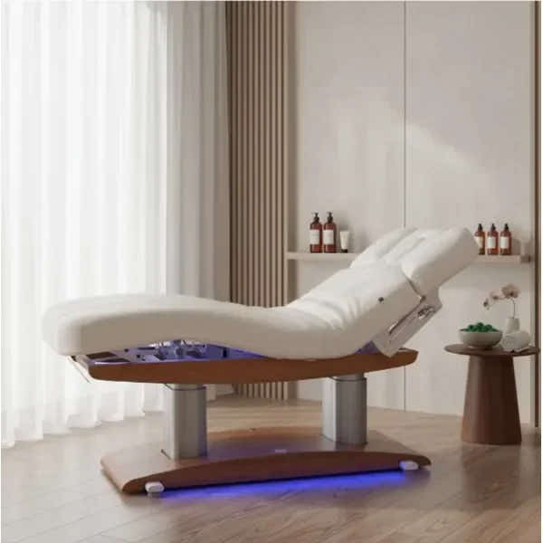 Elektrische Massageliege, Heizfunktion, Massagetisch, 4 Motoren, LED, Behandlungsliege Troch