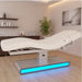 Elektrische Massageliege mit 3 Motoren, Massagetisch mit LED, Behandlungsliege in Weiß, Nush - Tiptop - Einrichtung