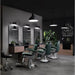 3x Barber stuhl in Grün, Herren Friseurstuhl Gran, Luxuriöser Barbershop stuhl für stilvolle Salons - Tiptop - Einrichtung