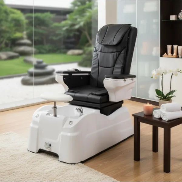 SPA Pediküre Sessel, Pediküre Stuhl mit Waschbecken mit Shiatsu Massagesystem und Fußwanne, Caln Luxus-Pediküre-Stuhl - Tiptop - Einrichtung