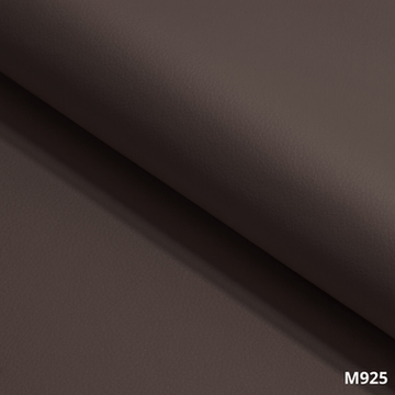 Premium Elektrische Massageliege ELEMENT – braune Lederpolsterung M925, hochwertige Polsterung.