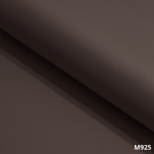 Premium Elektrische Massageliege ELEMENT – braune Lederpolsterung M925, hochwertige Polsterung.