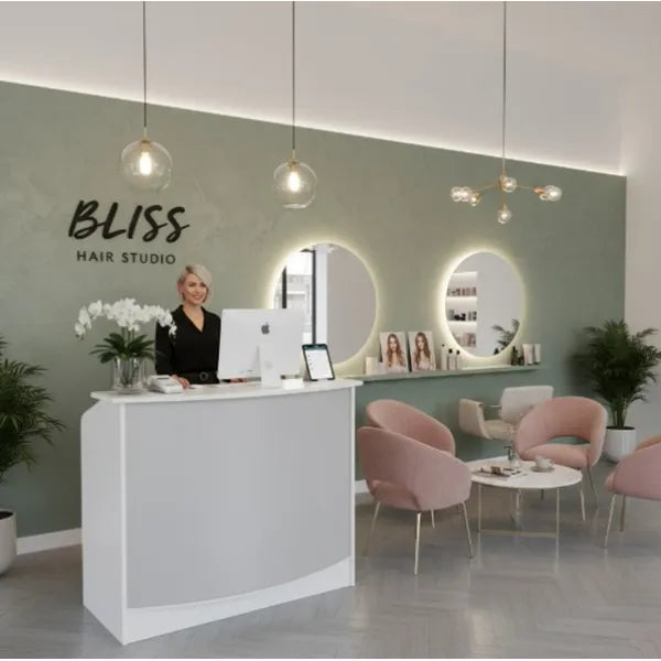 Friseur Rezeption, Empfangstheke Anabel, Elegante für Ihren Salon - kassentisch - empfangstresen - Tiptop - Einrichtung