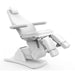 Weißer elektrischer Fußpflegestuhl mit 5 Motoren, verstellbare Pediküre-Liege, PU-Bezug