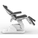 Elektrischer Fußpflegestuhl mit 5 Motoren, verstellbare Pediküre-Position, Podologiestuhl, dunkle Polsterung