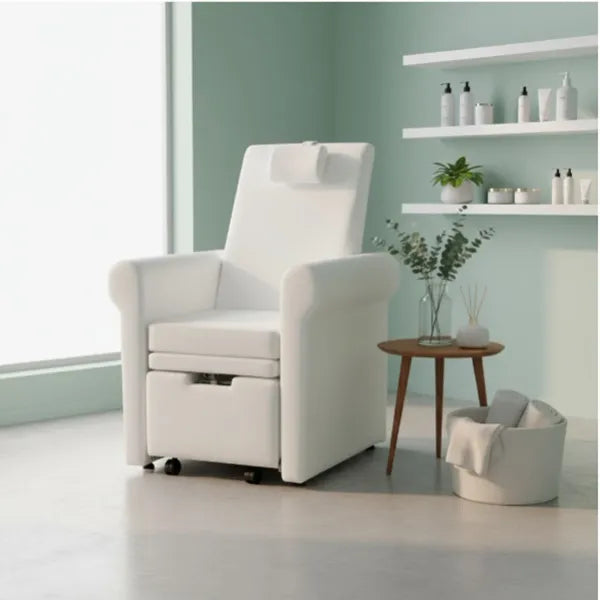 SPA Pediküre Sessel Aventur – Pediküre-Stuhl aus PU, Maße 82 × 86 × 126 cm, Tragkraft 175 kg.