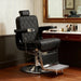 Barber stuhl in Schwarz, Herren Friseurstuhl Asher, Luxuriöser Barbershop stuhl für stilvolle Salons - Tiptop - Einrichtung