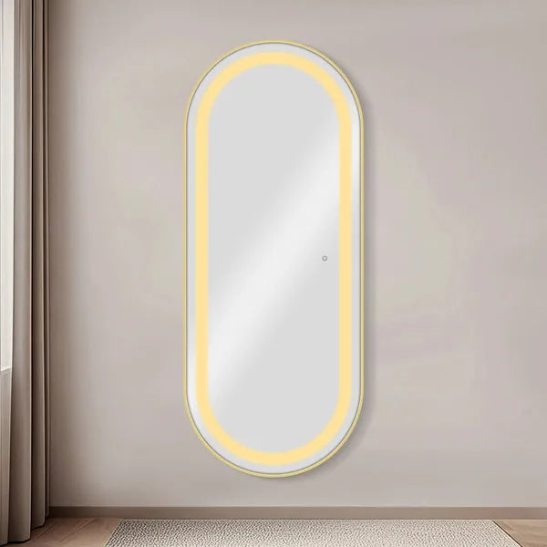 Friseur Bedienplatz mit mit Dimmer, LED-Beleuchtung, Friseurarbeitsplatz Bliss in modernem Design mit warmem Licht von Bliss Store