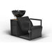 3x Friseurstuhl Ocean B F U in Schwarz - 1x Friseur Waschbecken Basil B B U in Schwarz - Tiptop - Einrichtung