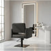 Friseurstuhl in eleganter Schwarz-Farbe, Luxuriöser Friseur stuhl Class E mit Kreuzfuß - Tiptop - Einrichtung