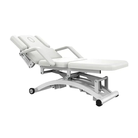 Elektrische Massageliege mit 3 Motoren, Armlehne, PU-Polster, Abmessungen 200×73×53/86 cm, Massagebank Cobal