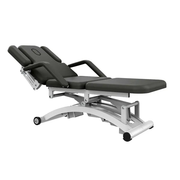 Elektrische Massageliege mit 3 Motoren, Armlehne, PU-Polsterung, Behandlungsliege für Physiotherapie, Cobal