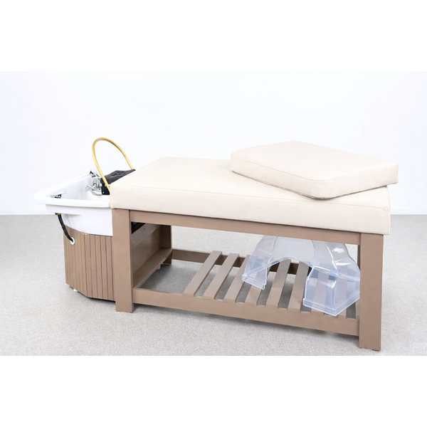 Head Spa Calm – Luxus Kopfspa-Liege Behandlungsstation für Spa & Wellness mit Waschtisch