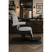 HAWK gray hydraulic barber chair with vintage design for professional barbers.