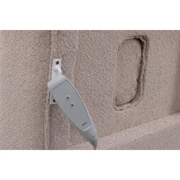 Fernbedienung an beiger FLAT ELEMENT Elektrische Massageliege.