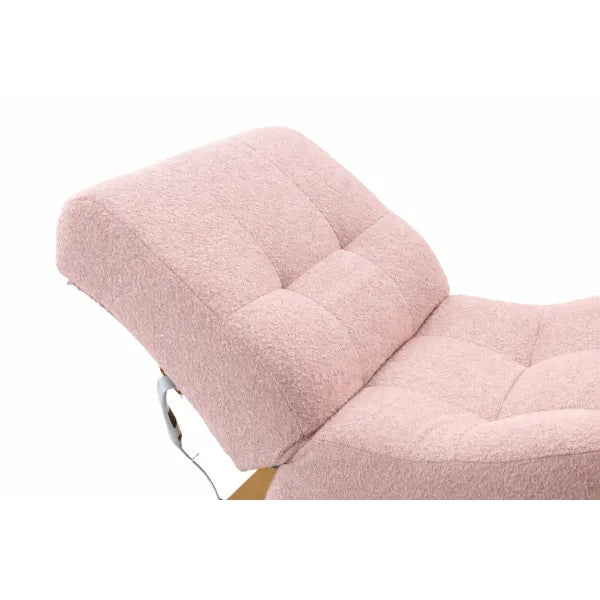 Premium Elektrische Massageliege ELEMENT in zartem Rosa mit individueller Polsterung und 1 Motor