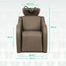 Friseur-Waschbecken mit elektrischer Fußstütze – VELARIS AIR Earth, Beige-Mocha