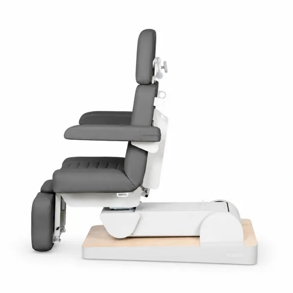 Nuuna P3 Grand Relax Rotation – Elektrischer Fußpflegestuhl mit 3 Motoren, Pediküre-Stuhl, Heizung und 180° Rotation.